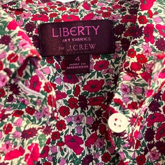 J. Crew Liberty Floral Button Down - Size 4 - Picture 1 of 2